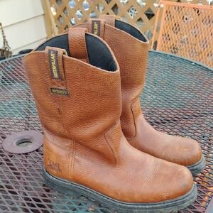 CAT Caterpillar Edgework Waterproof Pull-on Steel Toe Work Boots Men's Size 11